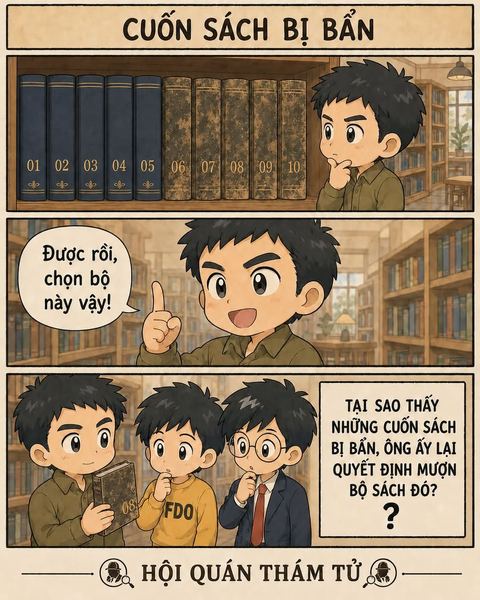 Cuốn sách bị bẩn