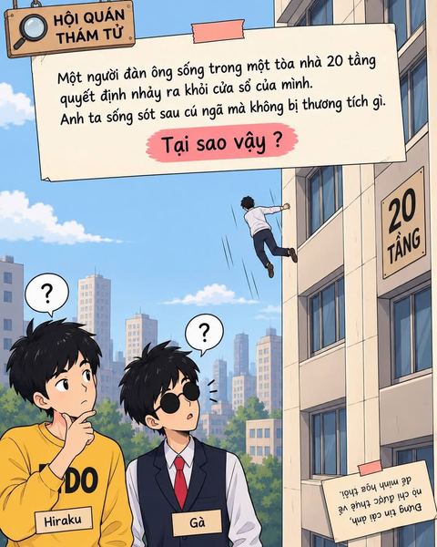 Nhảy từ tòa nhà 20 tầng