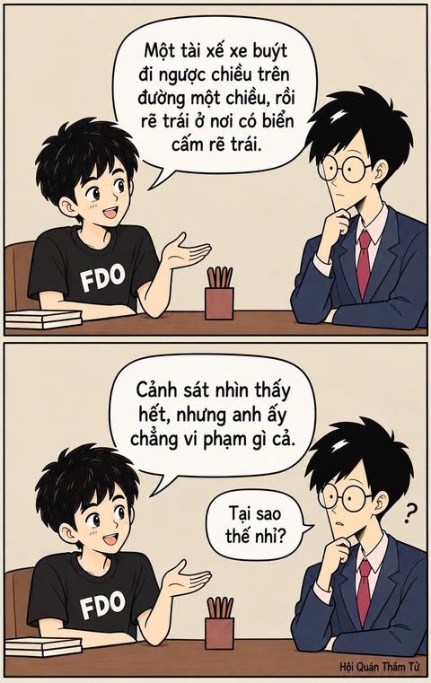 Tài xế xe buýt đi ngược chiều