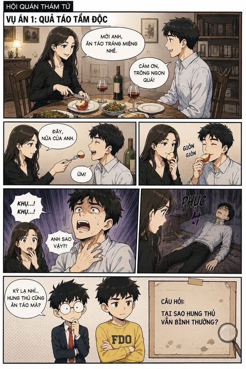 Quả táo tẩm độc