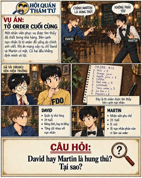 Tờ order cuối cùng
